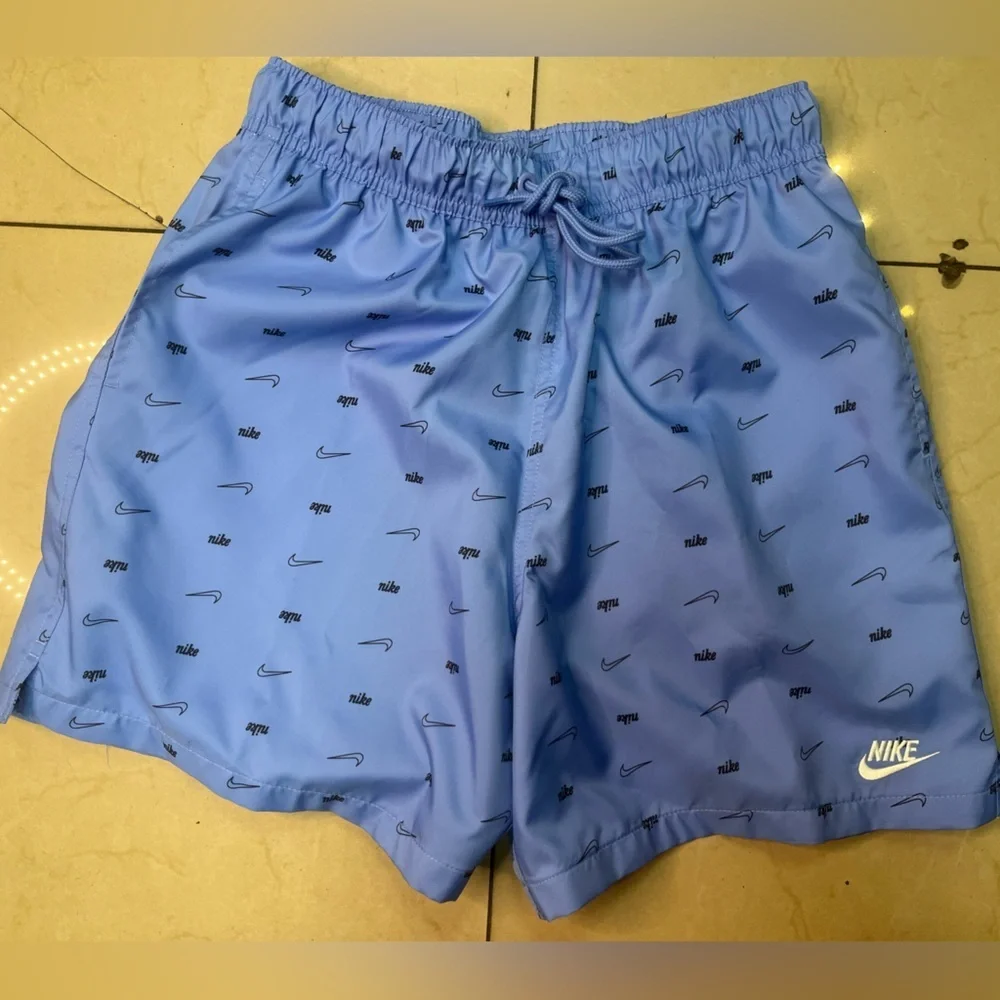 Nike Men's Club Woven Allover Print CTB Flow Shorts, S - Royal Pulse